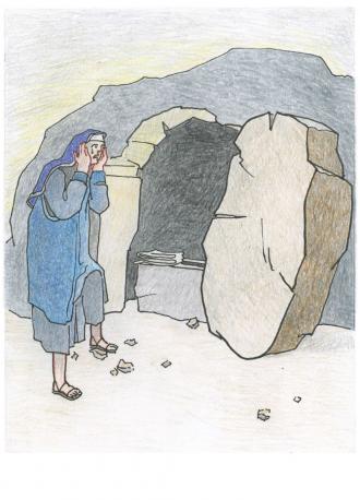 Maria von Magdala sucht Jesus