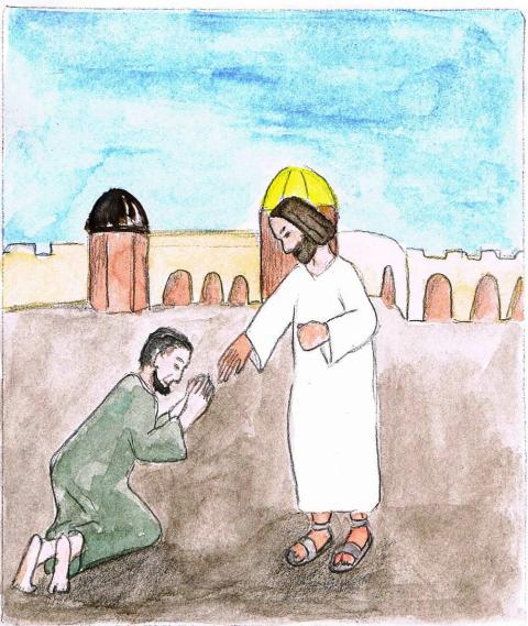 Der Mann dankte Jesus aus ganzem Herzen.